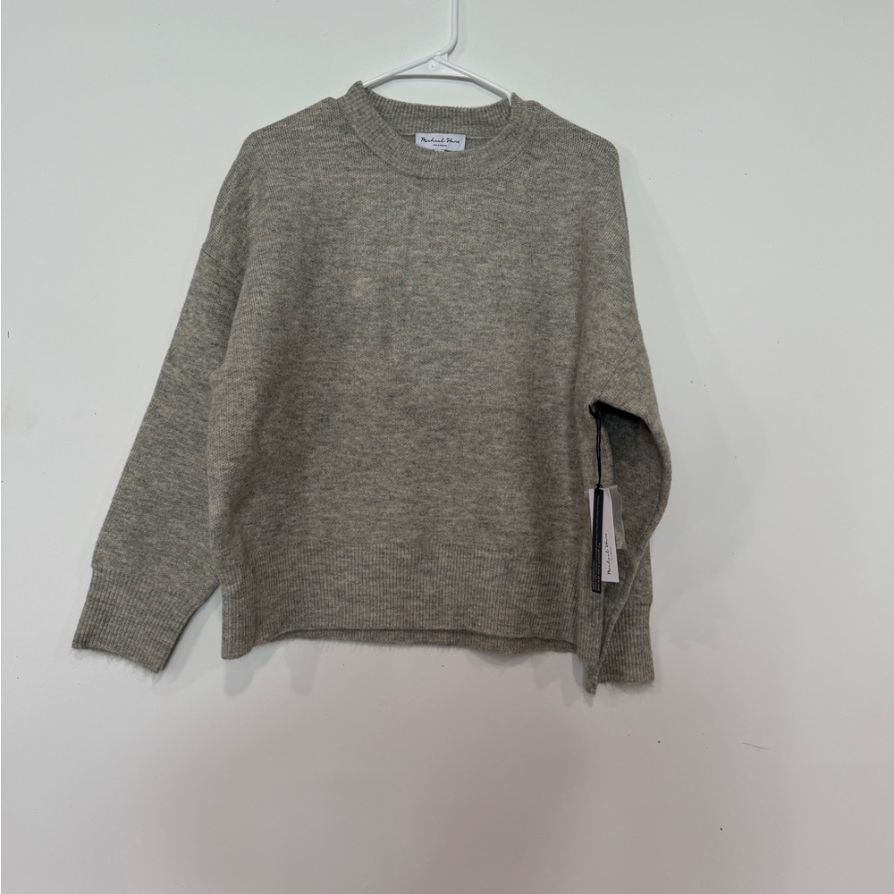 Michael Stars Maddie Heather Gray Pullover